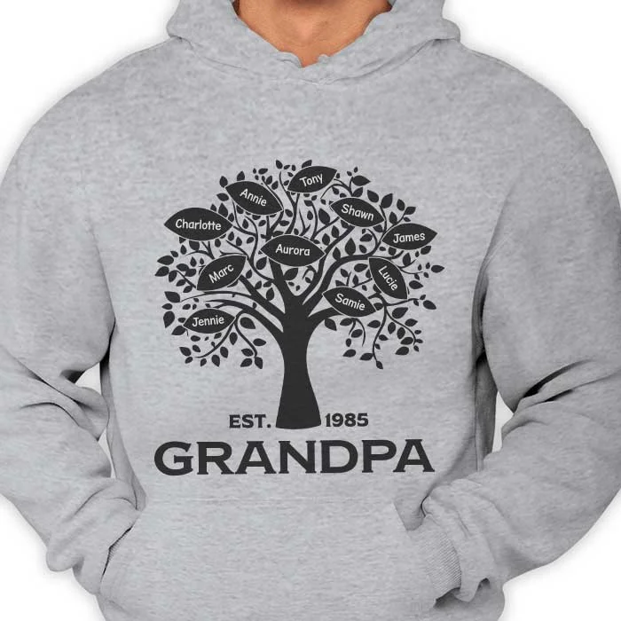 Best Grandpa Ever - Gift For Dad, Grandpa - Personalized Unisex T-shirt, Hoodie