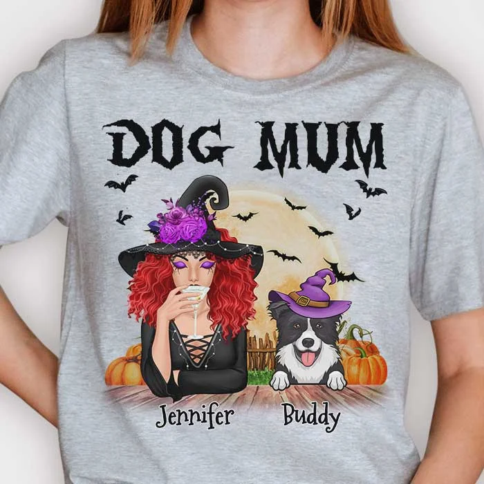 Celebrate Halloween With Your Dogs - Gift For Dog Lovers - Personalized Unisex T-Shirt