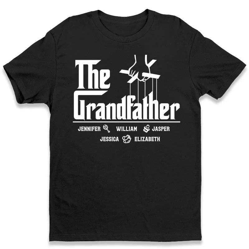 Our Hero Is Grandpa - Family Personalized Custom Unisex T-shirt, Hoodie, Sweatshirt - Father's Day, Birthday Gift For Dad, Grandpa