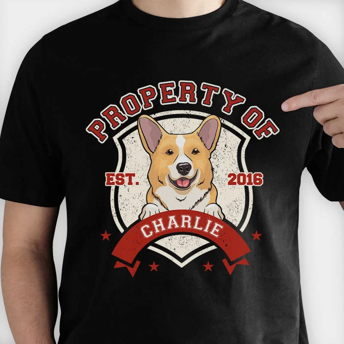 Property Of My Dog - Gift for Dog Lovers - Personalized Unisex T-Shirt, Hoodie