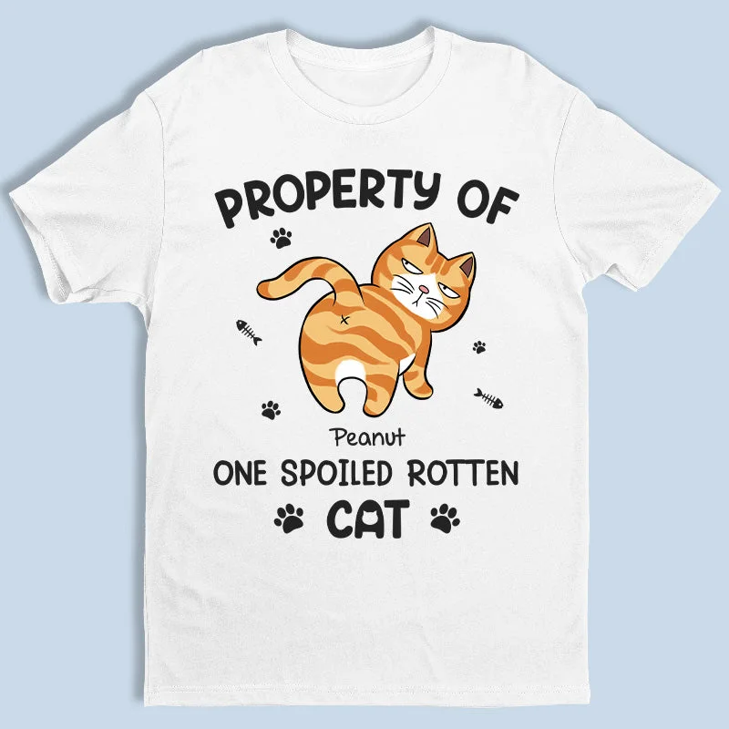 Spoiled Rotten Cats - Cat Personalized Custom Unisex T-shirt, Hoodie, Sweatshirt - Gift For Pet Owners, Pet Lovers