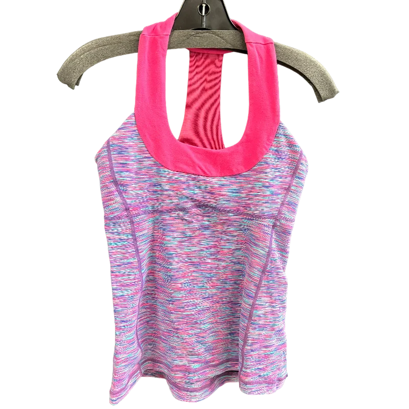 Pink & Purple Athletic Tank Top Lululemon, Size 6