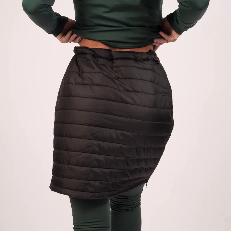 Black Padded Thermal Skirt