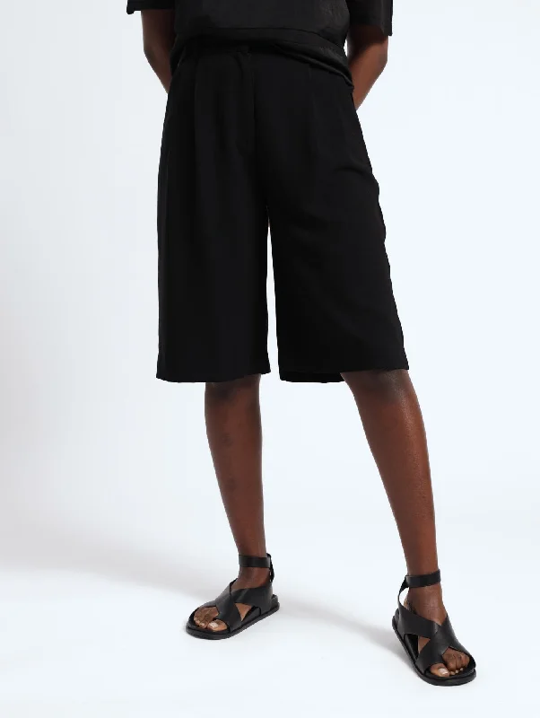 Fixed Waistband Shorts - Tobacco