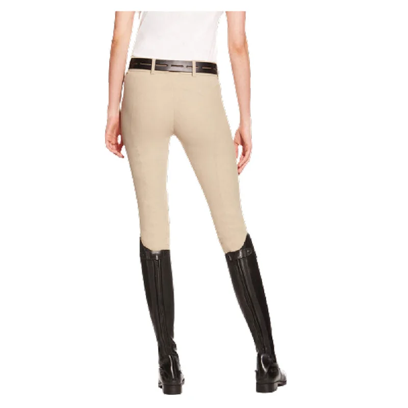 10019320 Ariat Women's Heritage Elite Knee Patch Breech - Tan