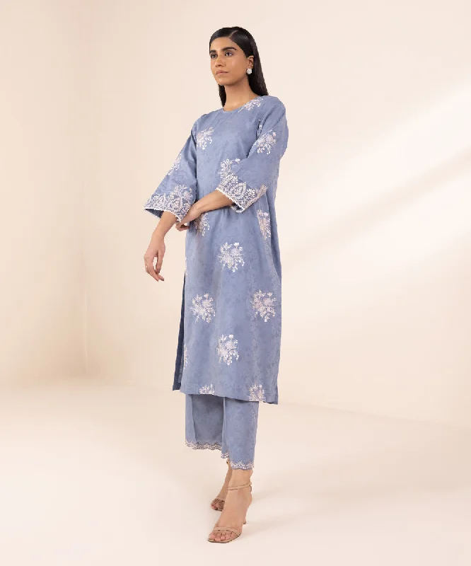 Embroidered Cotton Jacquard Shirt