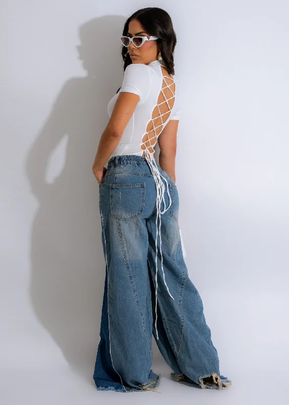 Call Me Distressed Denim Jean