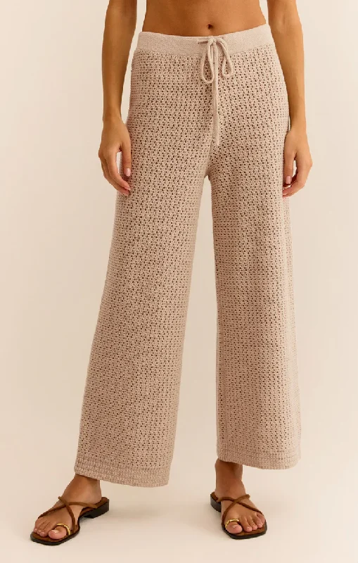 Costa Crochet Pant Natural