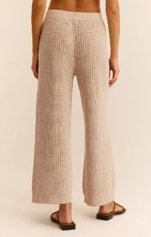 Costa Crochet Pant Natural