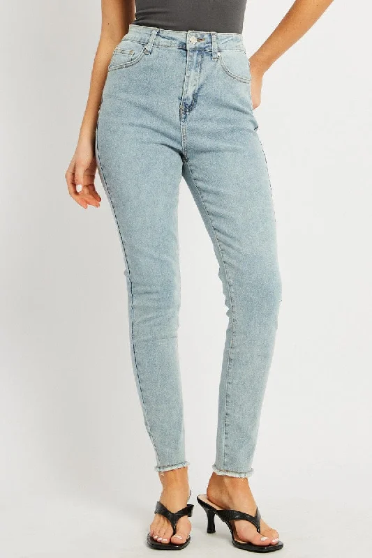 Denim Skinny Jean High Rise