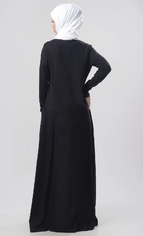 Everyday Jersey Sportswear Abaya Dress