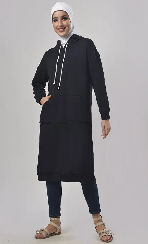 Hooded Fleece Comfort Tunic