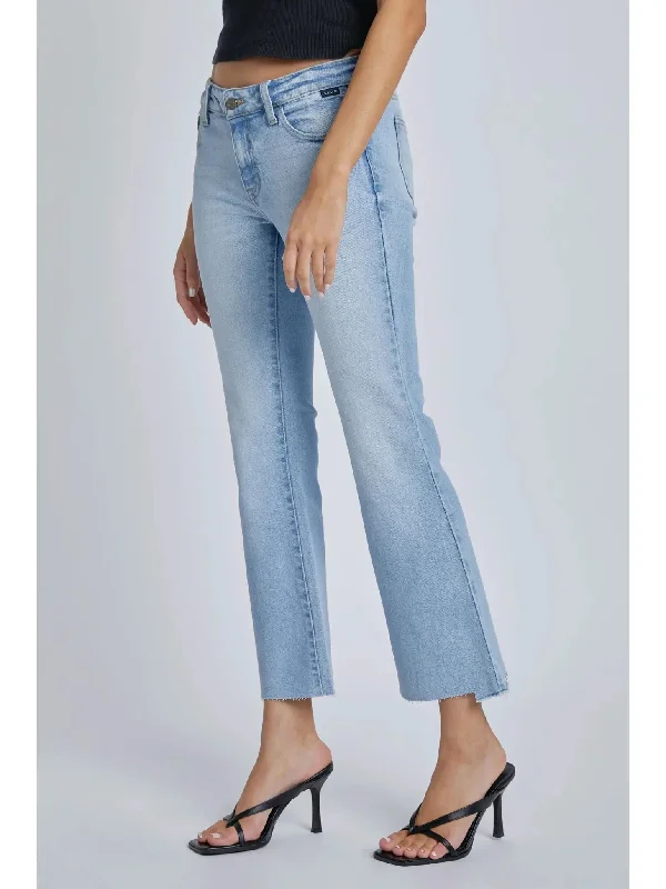 Jenna Mid-Rise Crop Flare Jeans