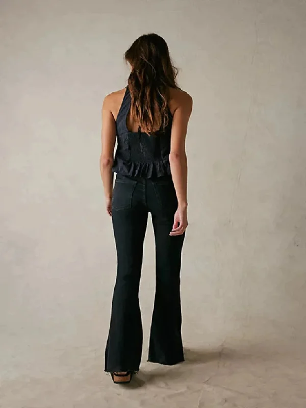 Free People Level Up Slit Bootcut