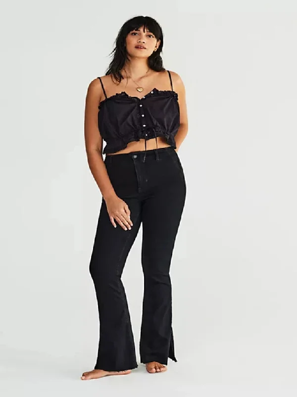 Free People Level Up Slit Bootcut