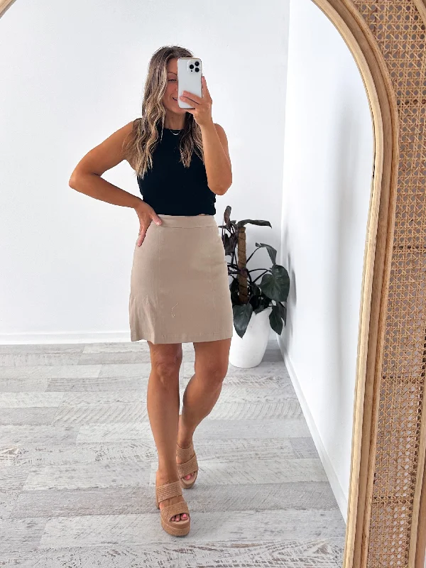 Lucy Skirt - Mocha