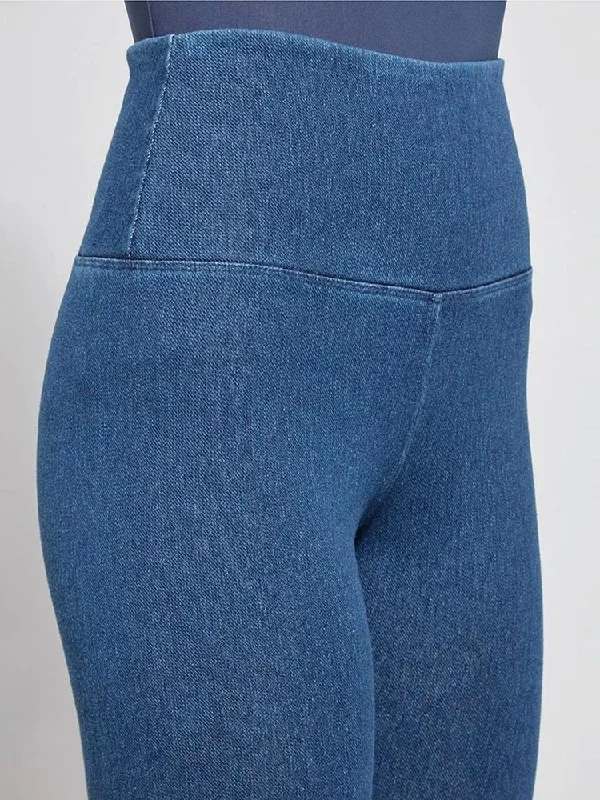 Denim Legging, Mid Wash