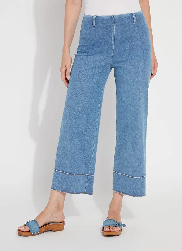 LYSSE MARGO HI WAIST WIDE CROP DENIM