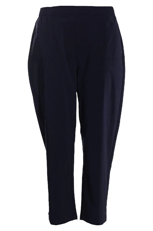 Micro Stretch Mid Calf Pants | NAVY | 2143AR