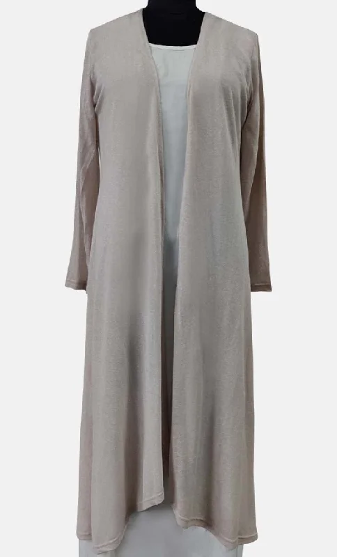 Light Grey Modest Solid Shrug