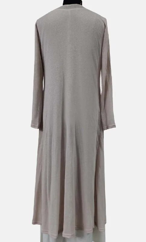 Light Grey Modest Solid Shrug