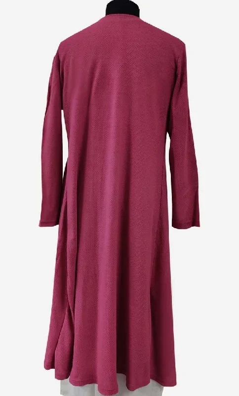 Fuchsia Pink Modest Solid Shrug