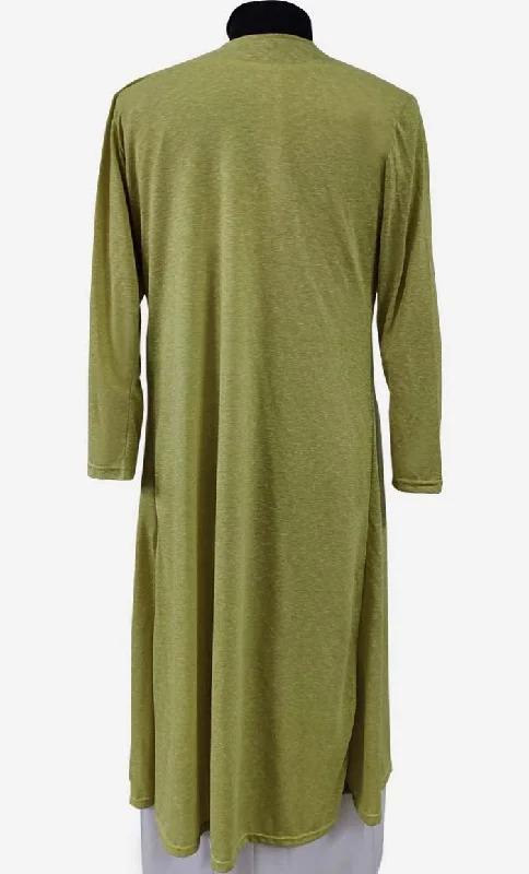 Grass Green Modest Solid Shrug