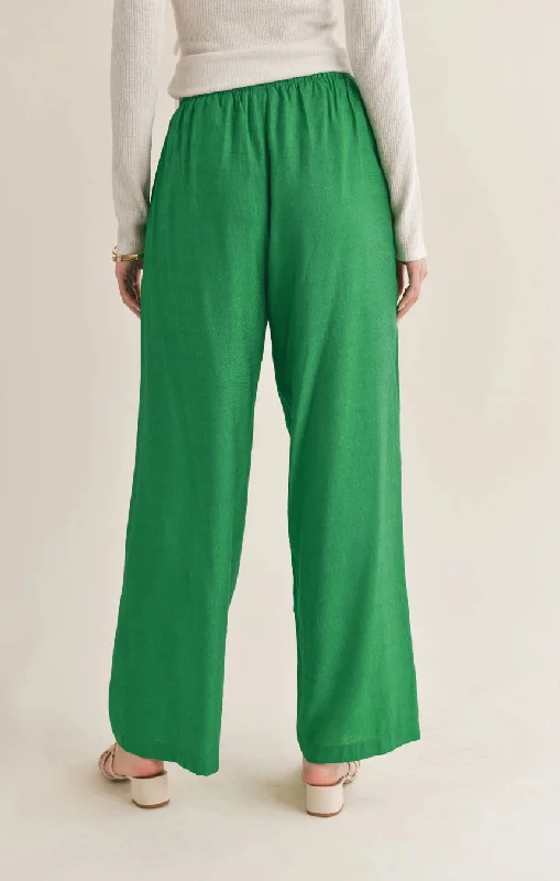 No Envy Tied Waist Wide Leg Pant