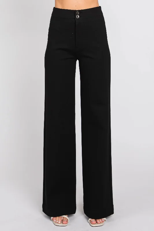 Ponte Trouser Pant Black