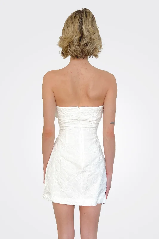 Strapless Mini Dress - Ivory