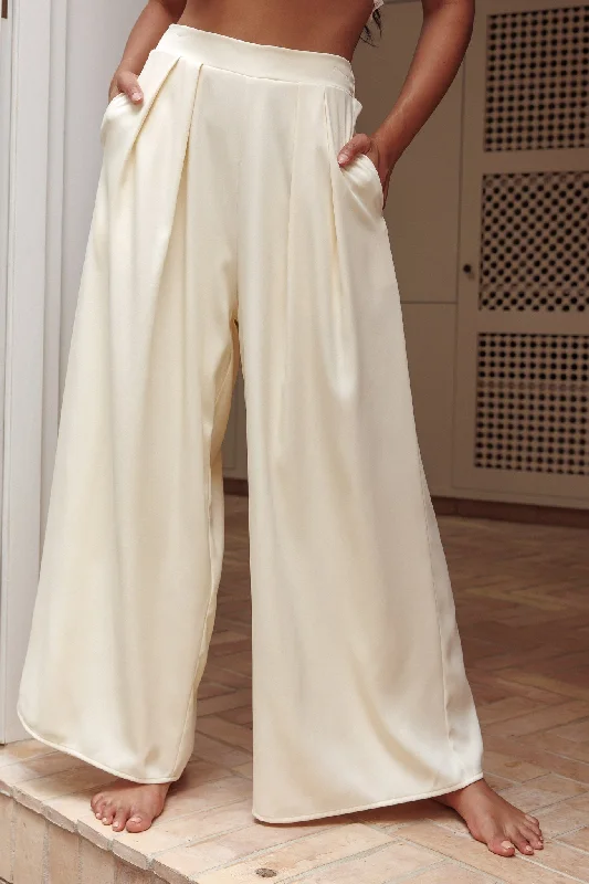 Tammi Wide Leg Pants Butter