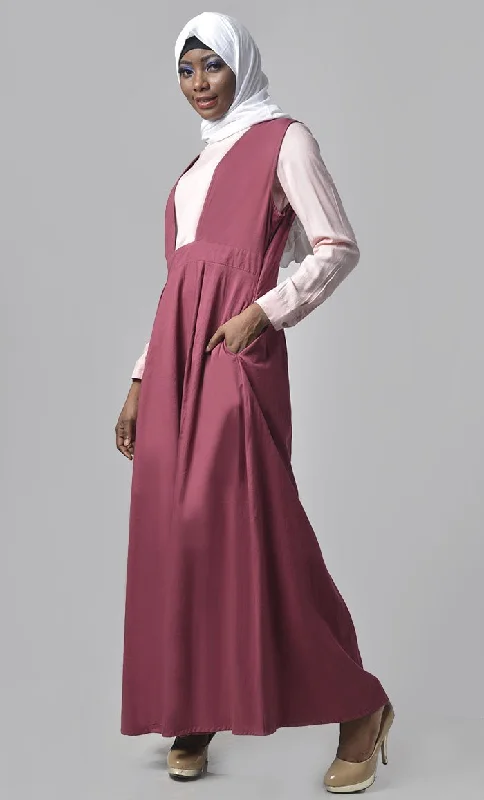 Unique Style Abaya With Inner Shirt