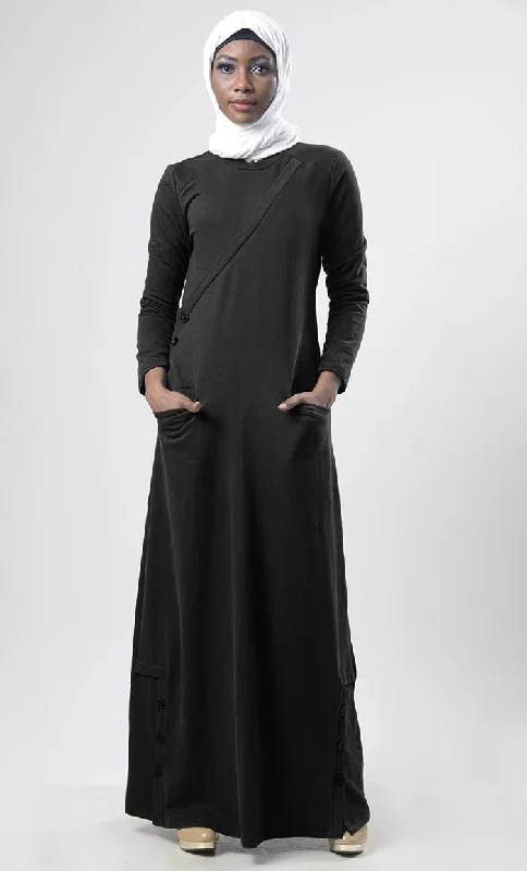 Warm Winter Fleece Abaya