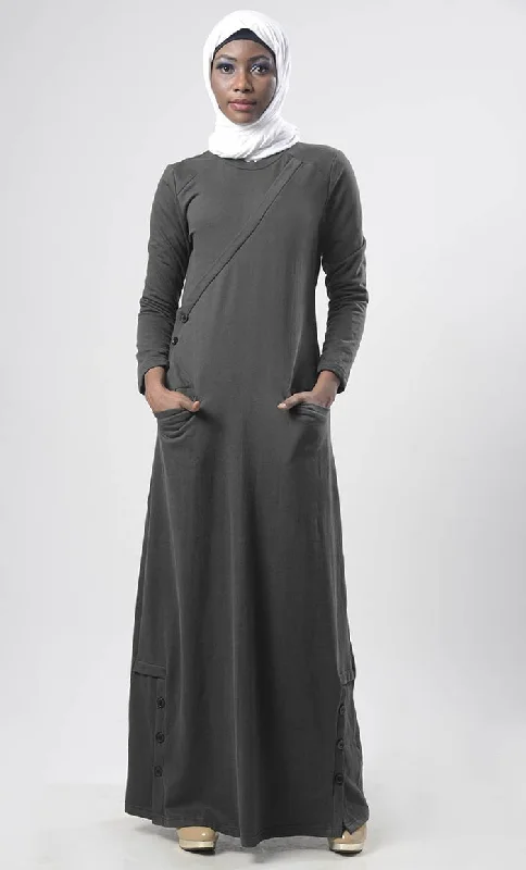 Warm Winter Fleece Abaya