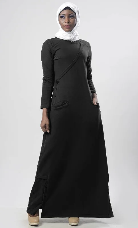 Warm Winter Fleece Abaya