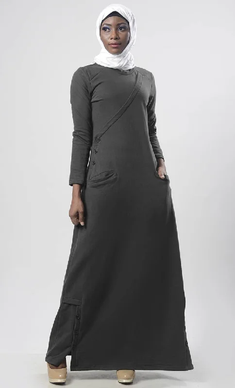 Warm Winter Fleece Abaya