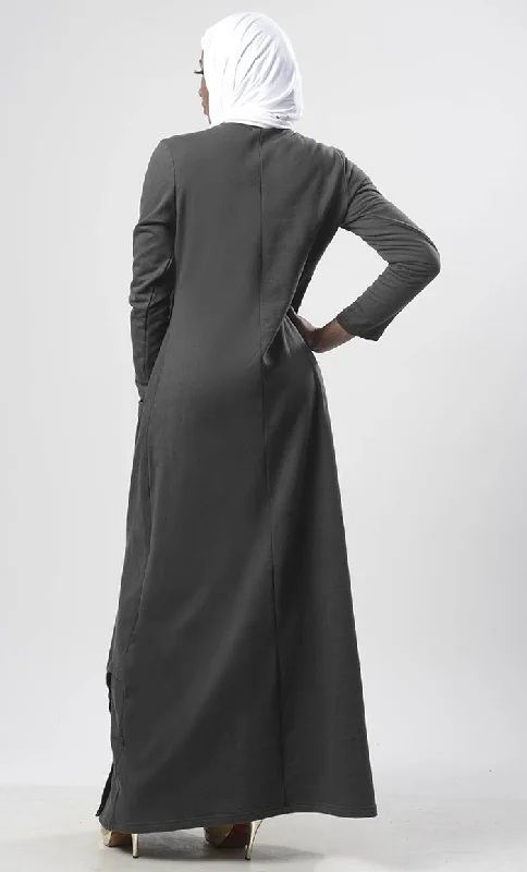 Warm Winter Fleece Abaya