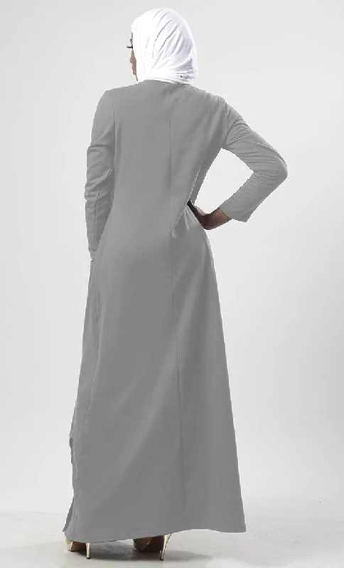 Warm Winter Fleece Abaya