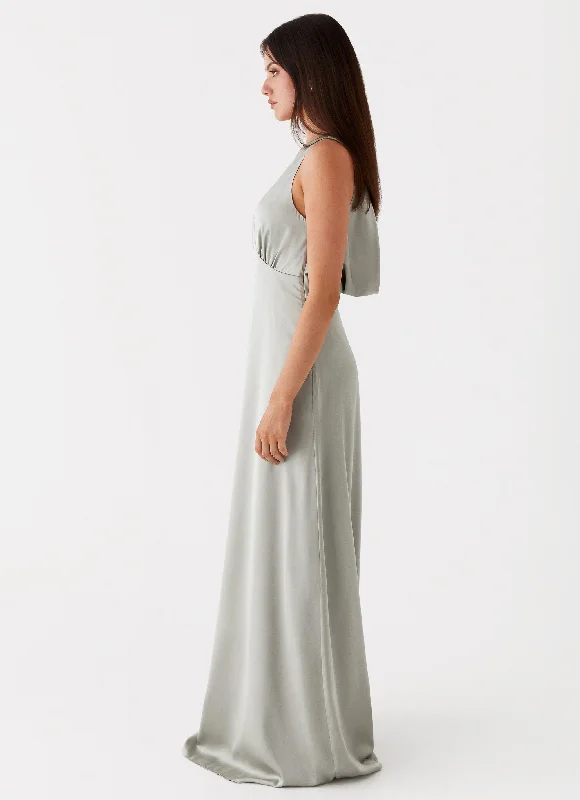 Winnie Cowl Back Maxi Dress - Sage