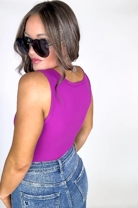 Loving This Moment Light Plum Bodysuit