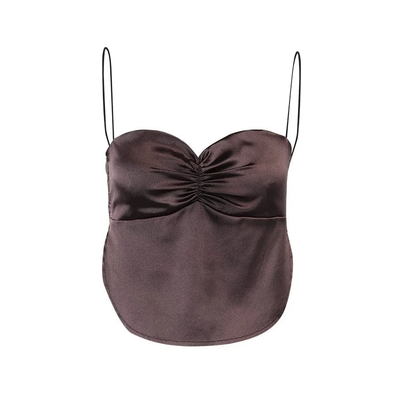 Women's Grunge Satin Bustier