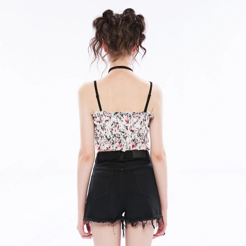 Women's Vintage Floral Lace Bustier